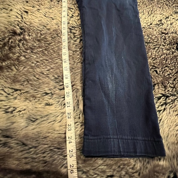 Alberto 4817 Pipe Cosy Jeans Regular Slim Fit Dark Wash Mens W33 hemmed L25 - Picture 12 of 14